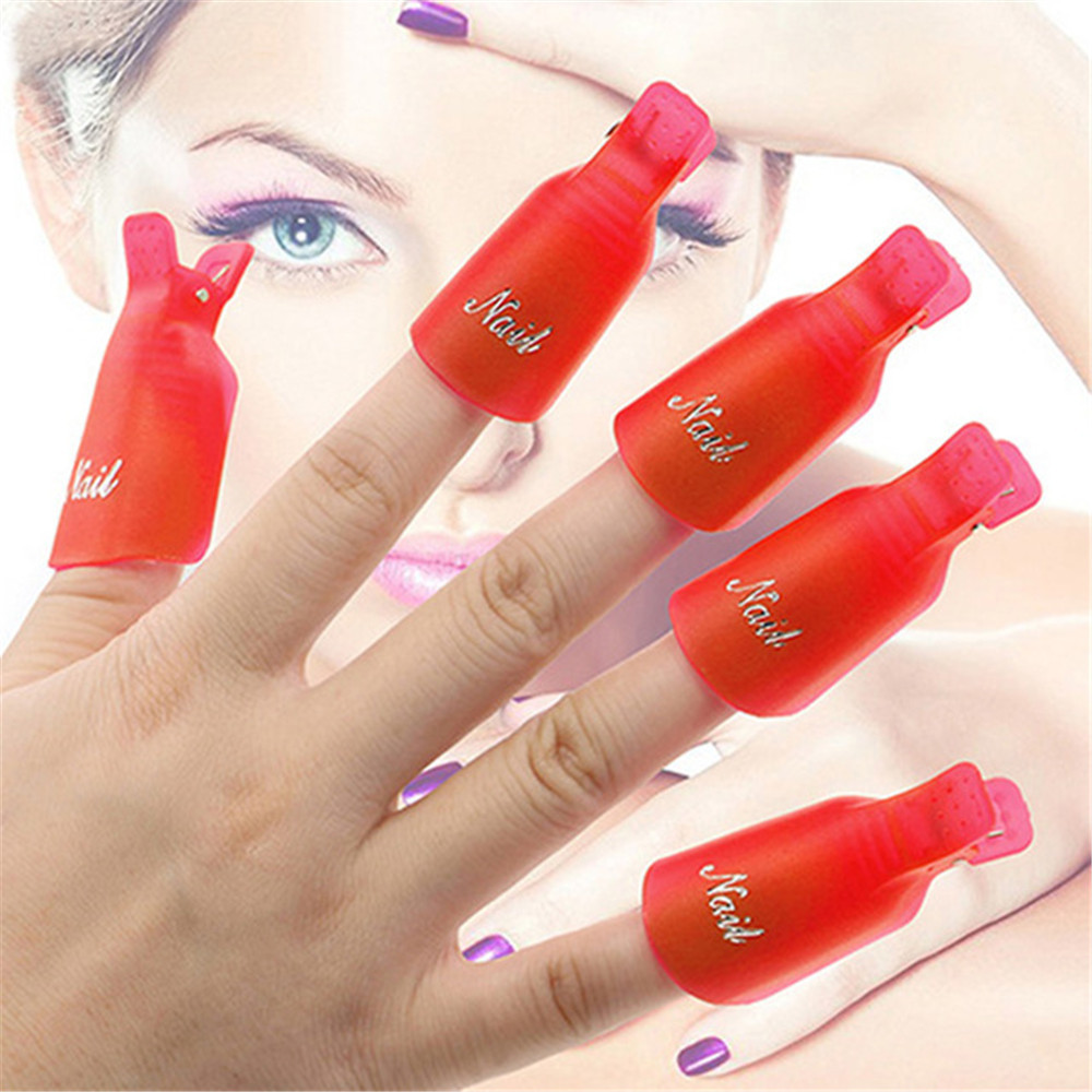 Nail Gel Polish Set - 10 Pieces Nail Art Soak Off