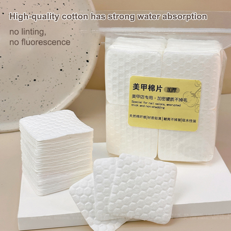 Nail Art Remove - 200/500Pcs Thickening Profession Cotton Pads For