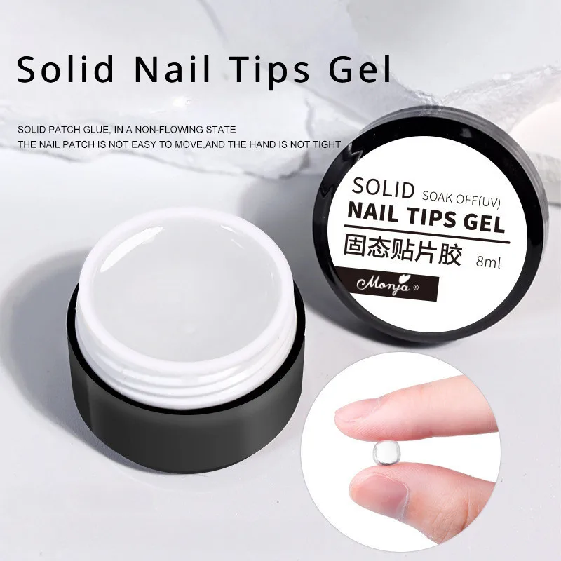 3pcs/set Solid Nail Tips Gel S - Nail Gel Polish Set incelemesi ve fiyatı