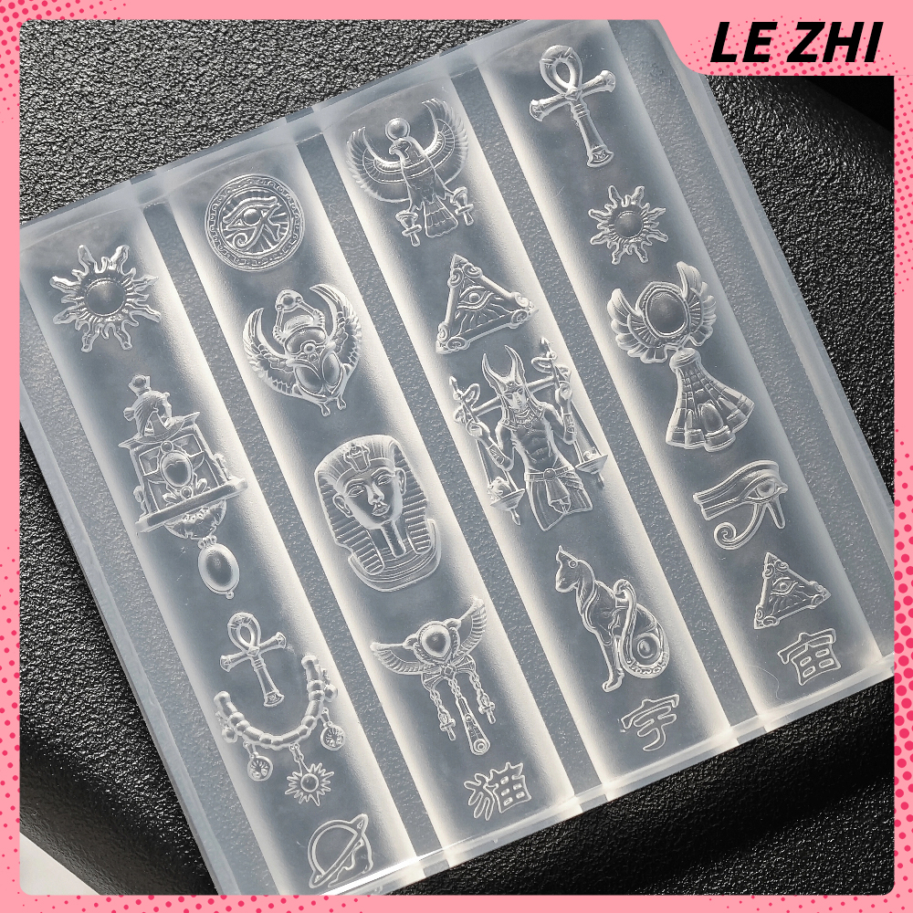 1Pcs Vintage Egyptian Style 3D - Nail Art Vintage incelemesi ve fiyatı