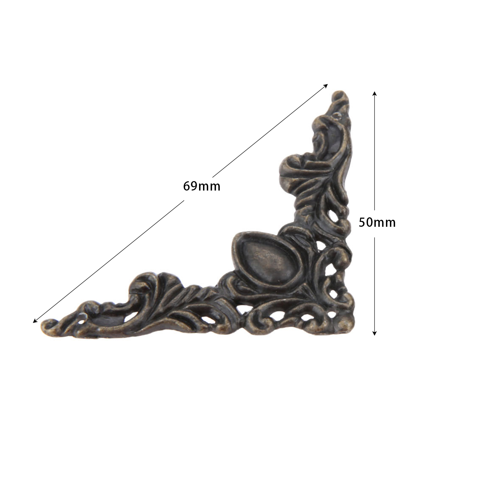 4Pcs Antique Bronze Decorative - Nail Art Vintage incelemesi ve fiyatı