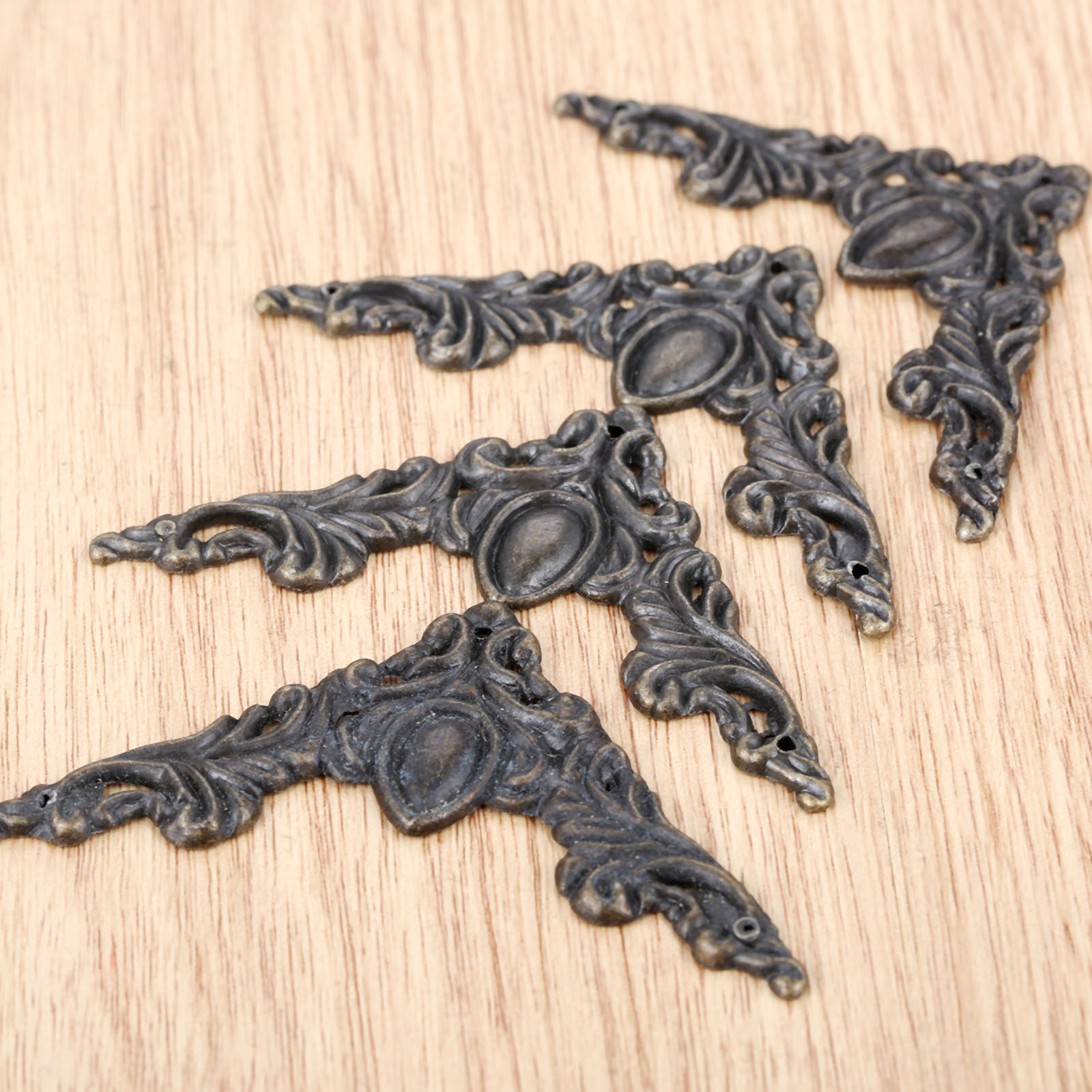 4Pcs Antique Bronze Decorative - Nail Art Vintage incelemesi ve fiyatı