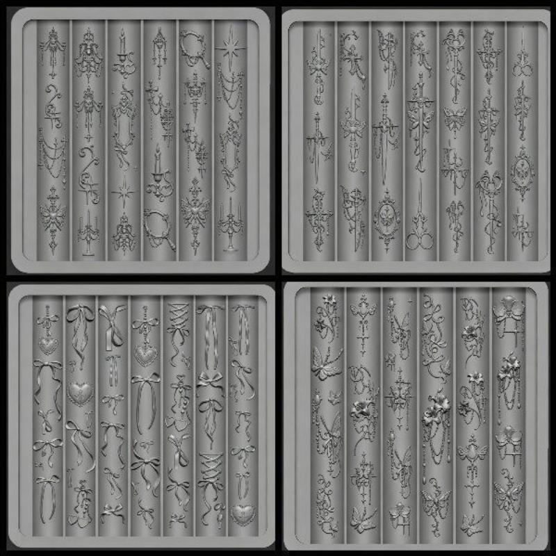 Vintage Nail Art Silicone Mold - Nail Art Vintage incelemesi ve fiyatı