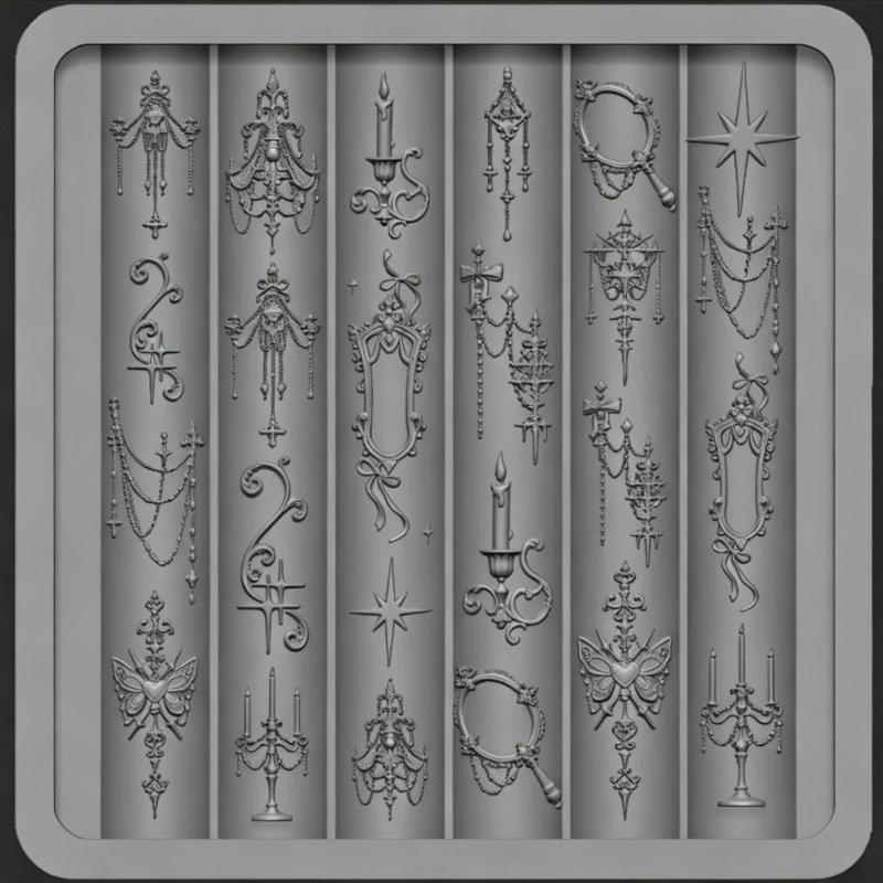 Vintage Nail Art Silicone Mold - Nail Art Vintage incelemesi ve fiyatı