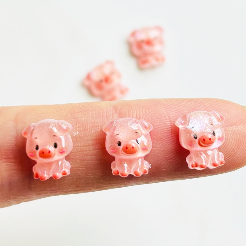 60 pieces of cartoon mini pig  - Nail Art Vintage incelemesi ve fiyatı