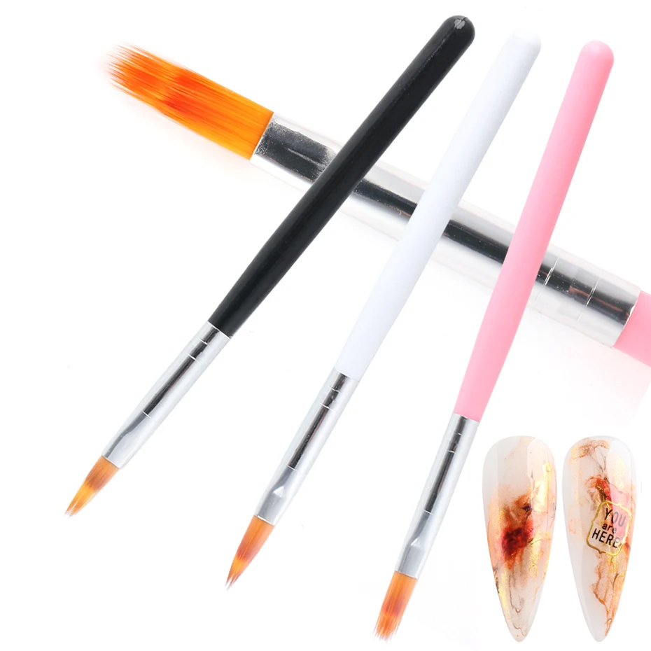 1PC Nail Art Brush Set UV Poli - Nail Art Ombre Glitter incelemesi ve fiyatı