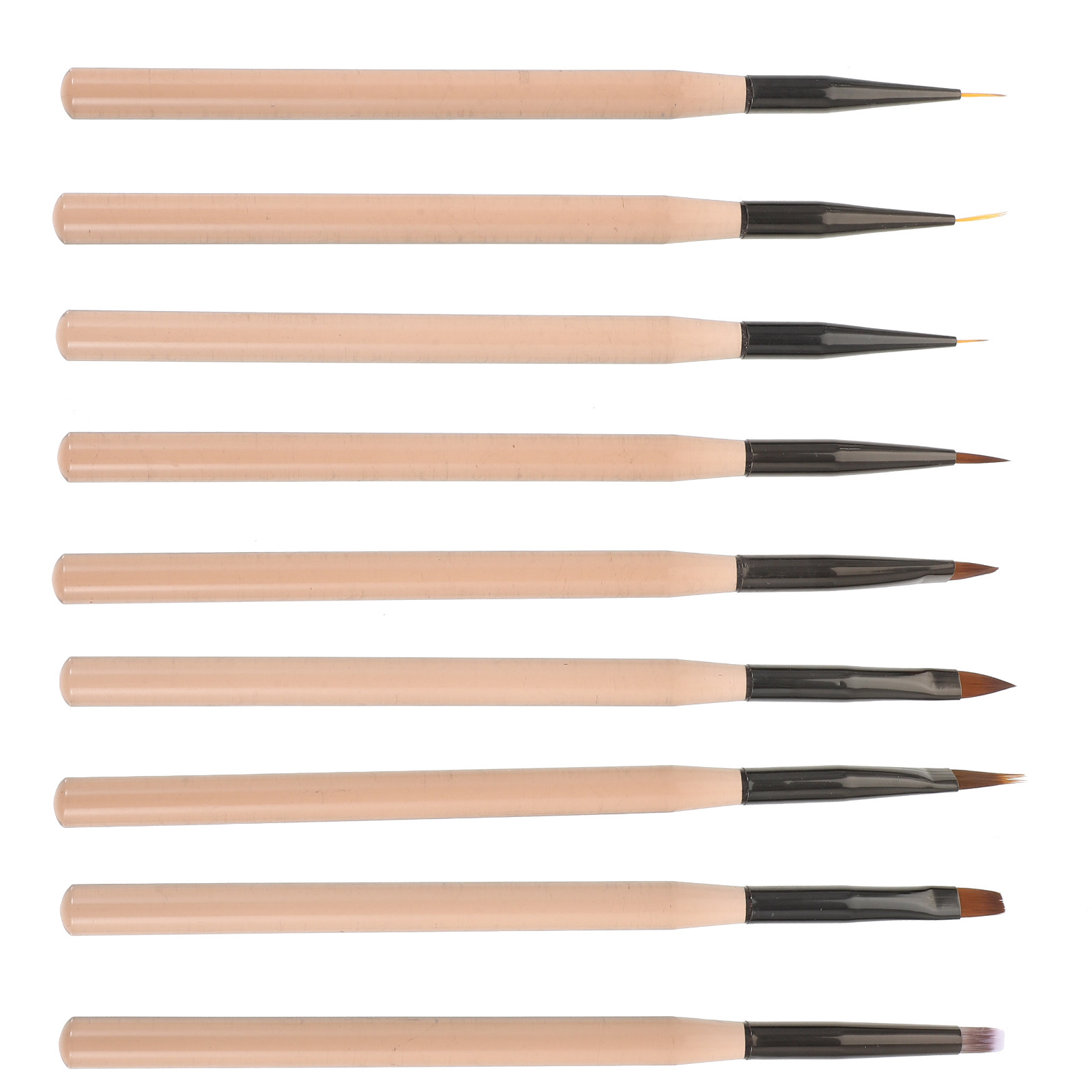 9Pcs Nail Art Liner Pens Set P - Nail Gel Polish Set incelemesi ve fiyatı