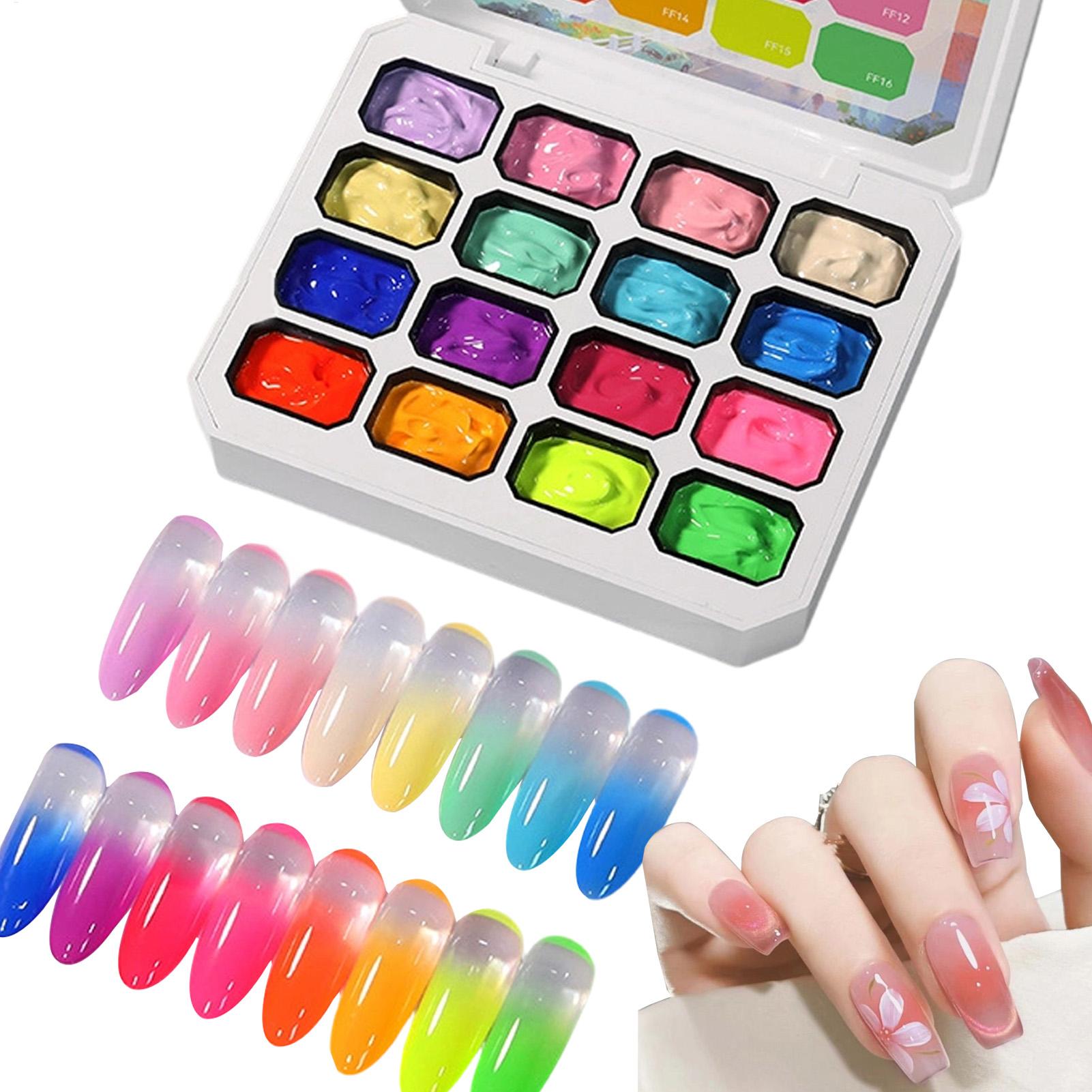 Gel Nail Polish Set 16 Colors  - Nail Gel Polish Set incelemesi ve fiyatı