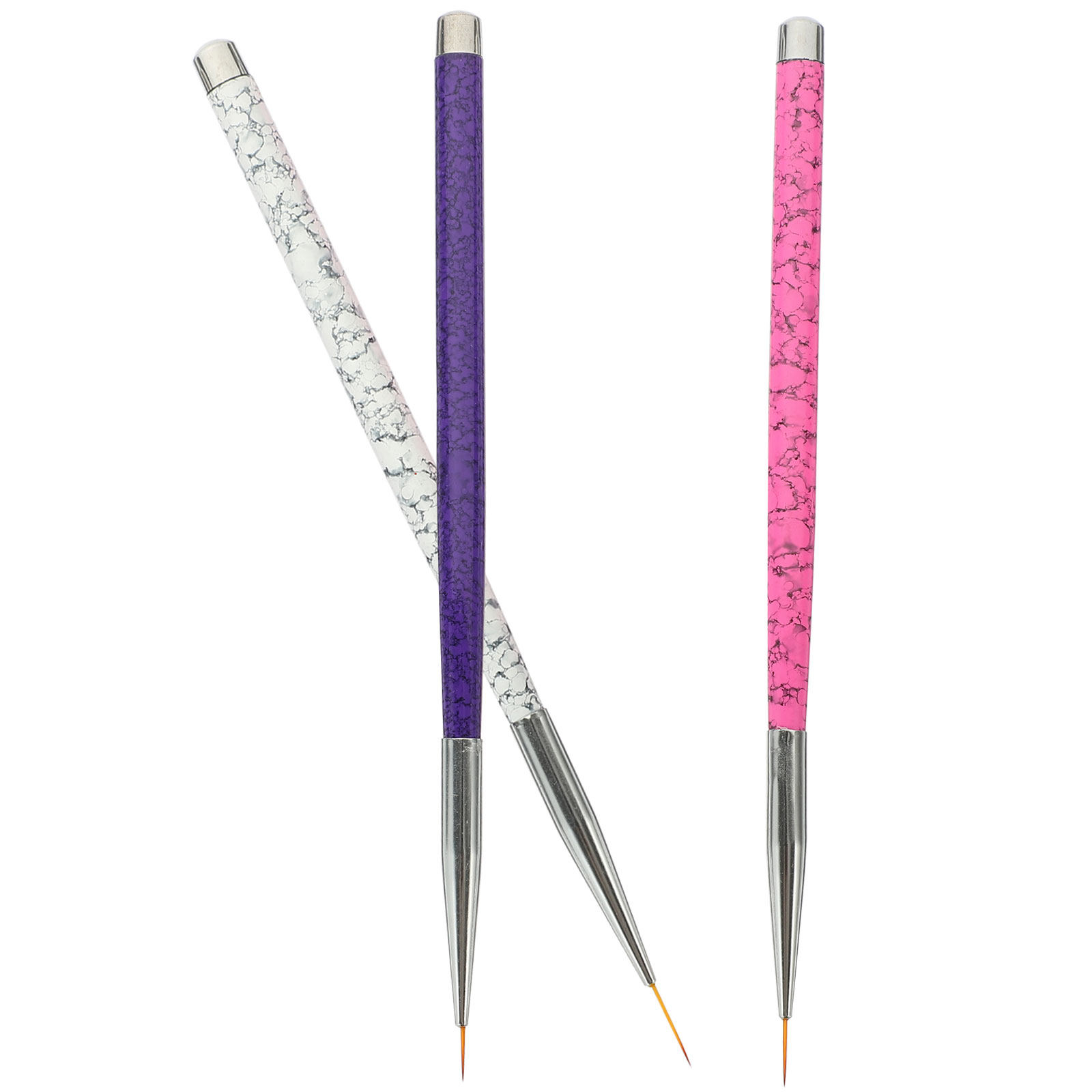 3Pcs Nail Art Liner Brush Pen  - Nail Gel Polish Set incelemesi ve fiyatı
