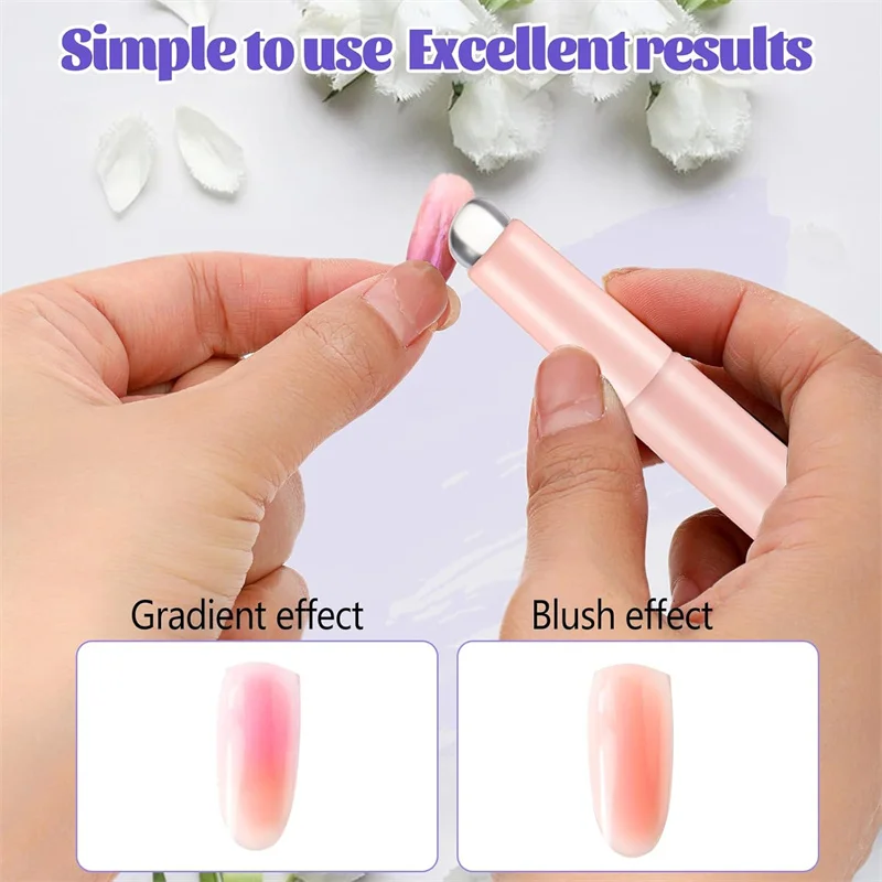 2pcs Nail Art Silicone Head Na - Nail Art Ombre Glitter incelemesi ve fiyatı