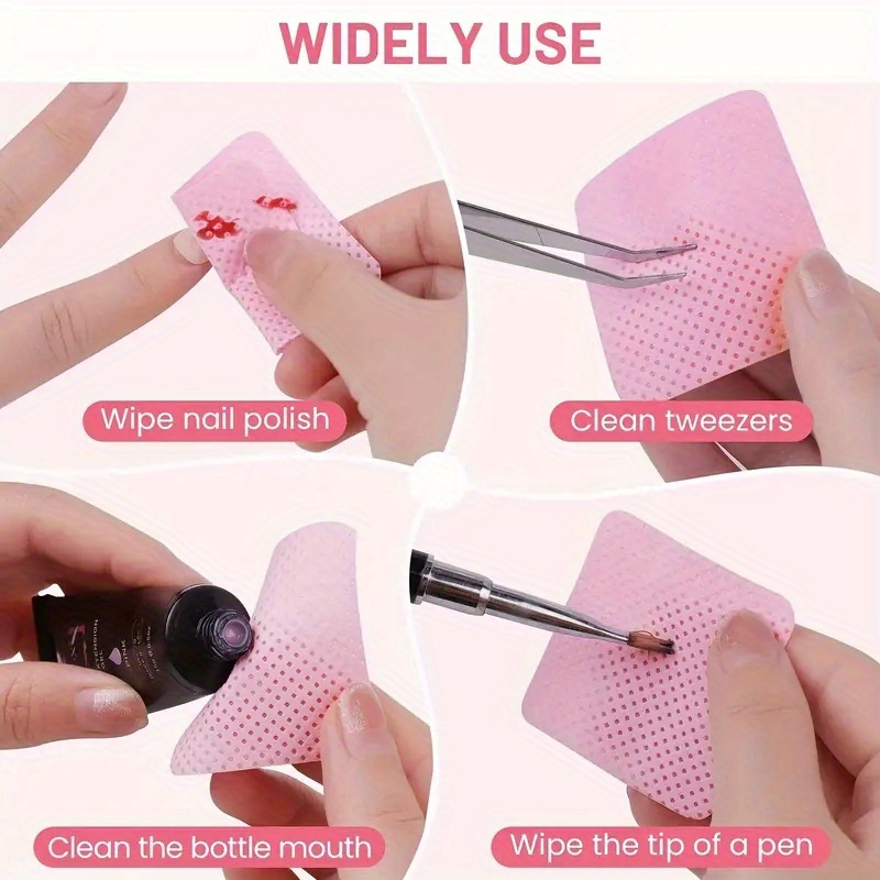 20/600pcs Lint-Free Nail Wipes - Nail Art Remove incelemesi ve fiyatı