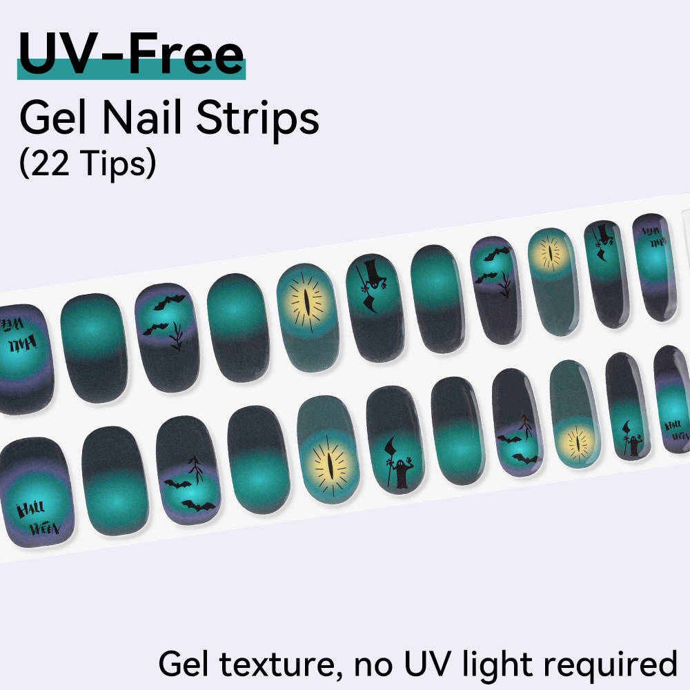 UV FREE Gel Nail Strips 22 Tip - Nail Art Ombre Glitter incelemesi ve fiyatı