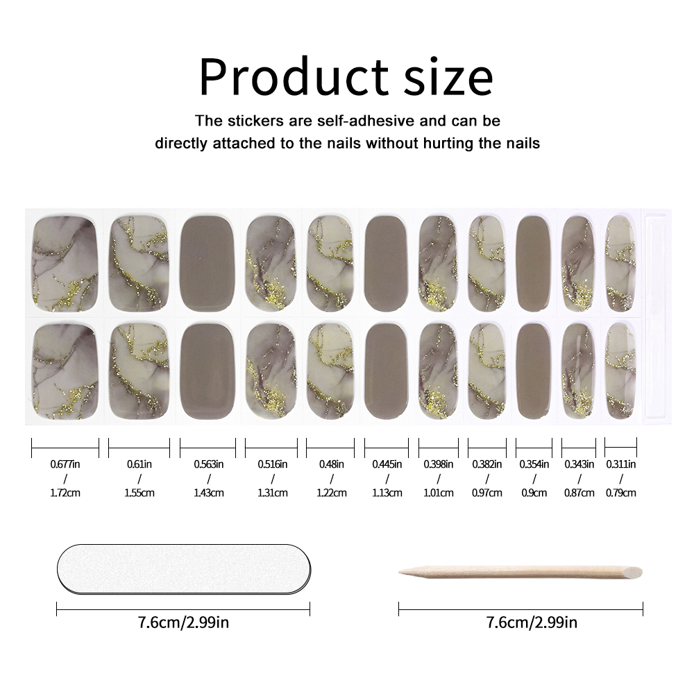 UV FREE Gel Nail Strips 22 Tip - Nail Art Ombre Glitter incelemesi ve fiyatı