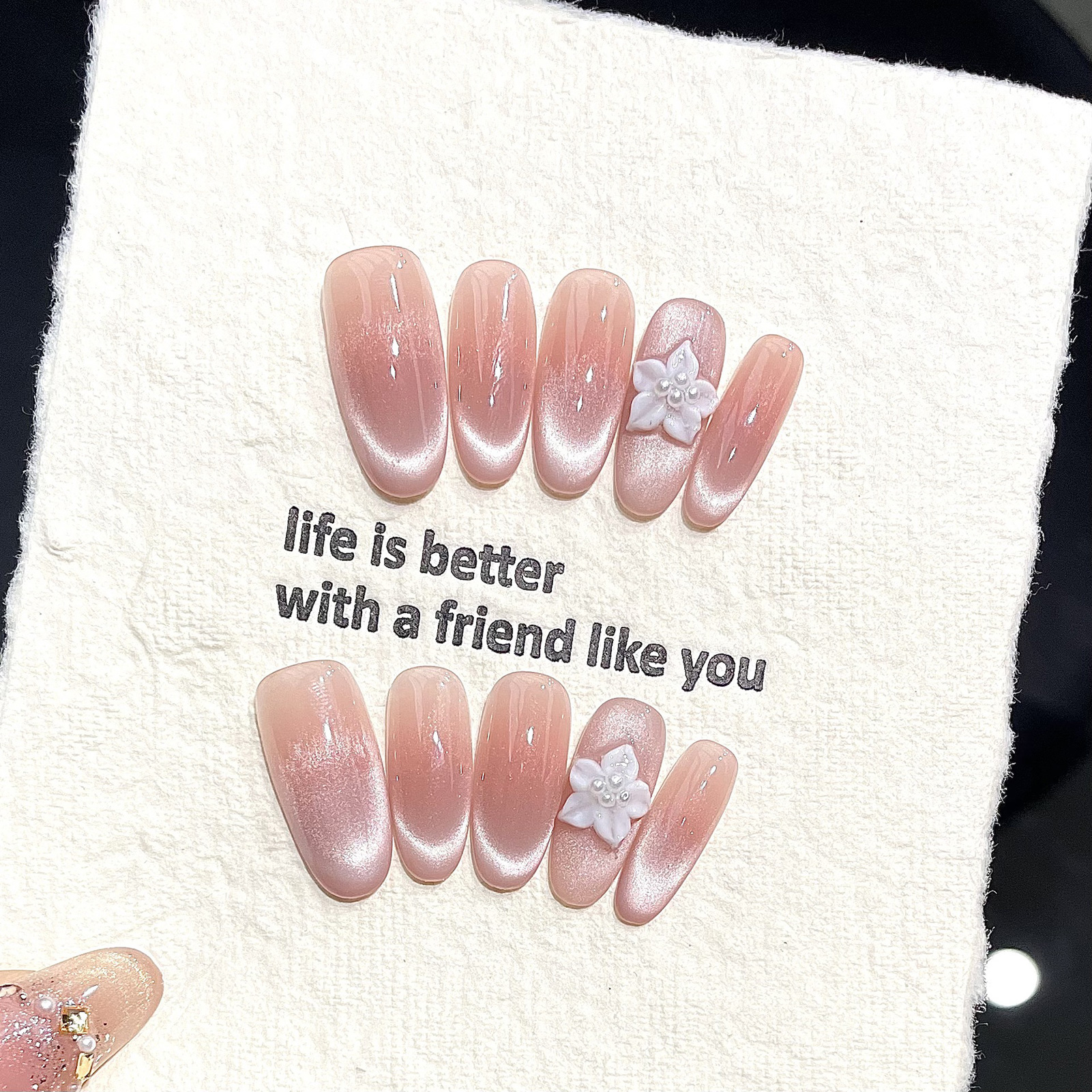 Handmade Ice Through Cat Eyes  - Nail Art Flower incelemesi ve fiyatı