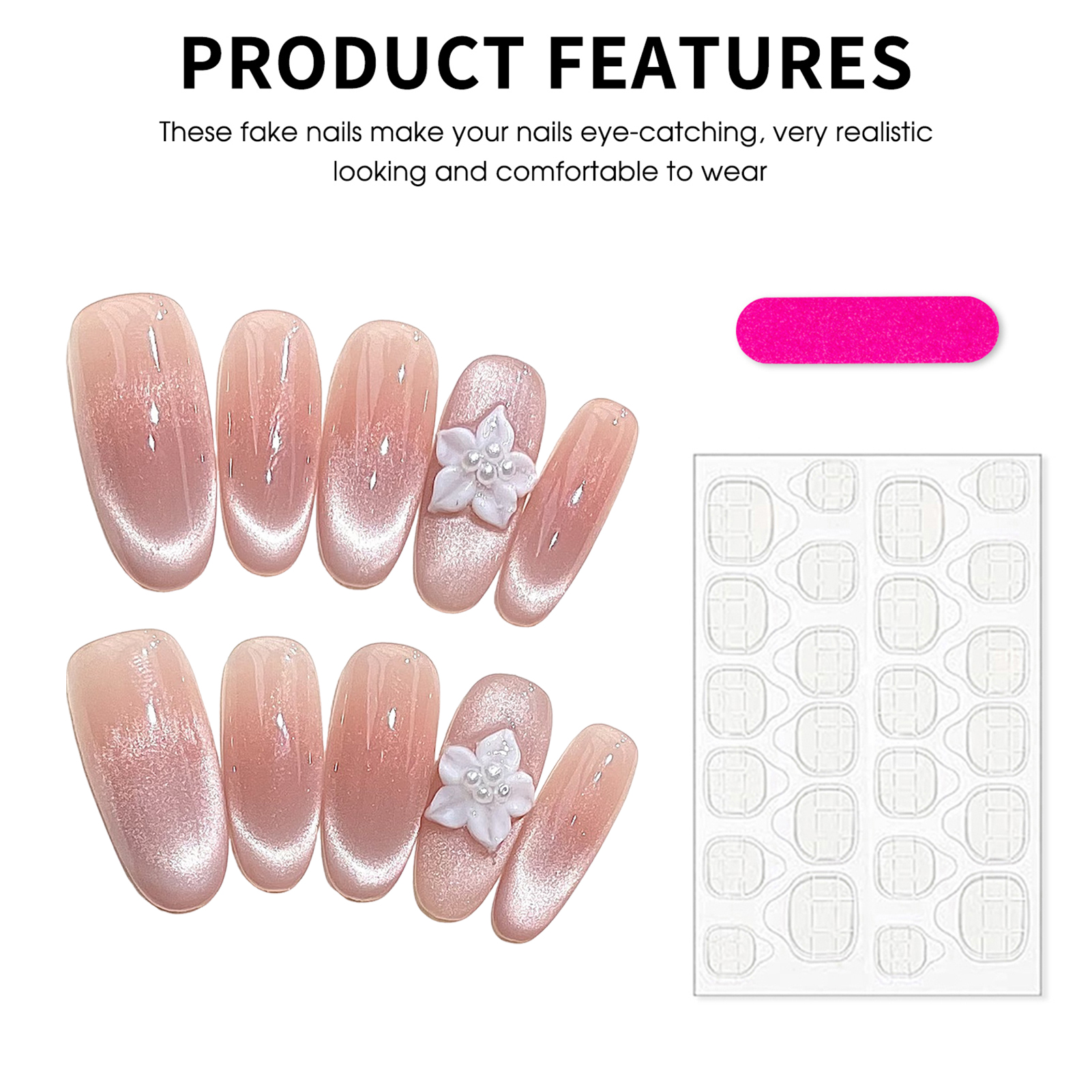 Handmade Ice Through Cat Eyes  - Nail Art Flower incelemesi ve fiyatı