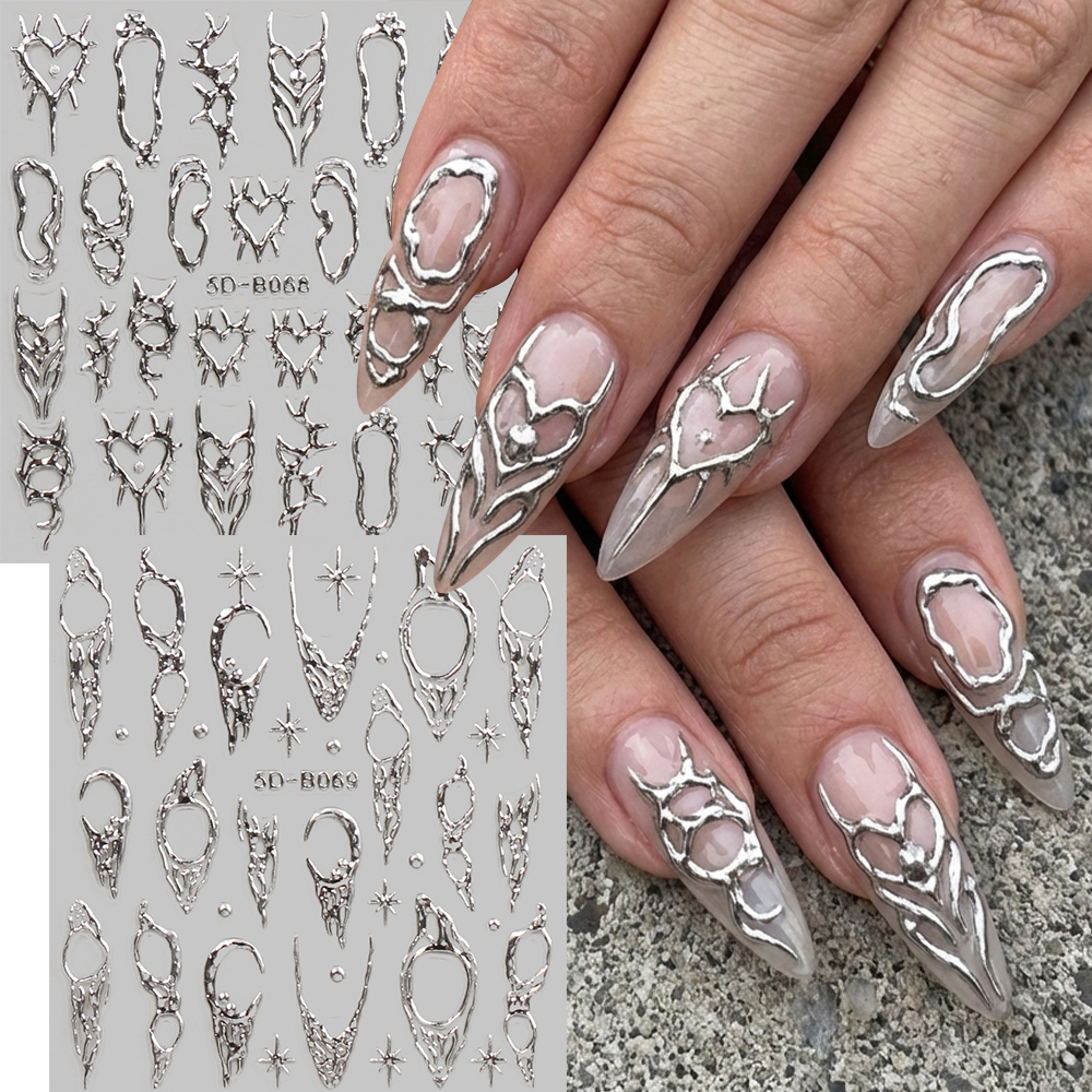 2pcs Vintage Thorns Y2K Nail A - Nail Art Vintage incelemesi ve fiyatı