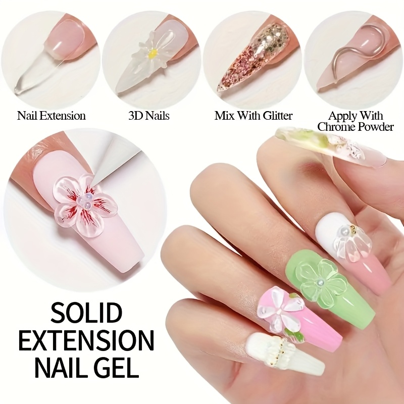 100g Clear Non-Stick Hand Exte - Nail Gel Polish Set incelemesi ve fiyatı
