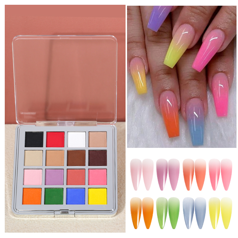 Mocmaki DIY Gradient Nail Powd - Nail Art Ombre Glitter incelemesi ve fiyatı