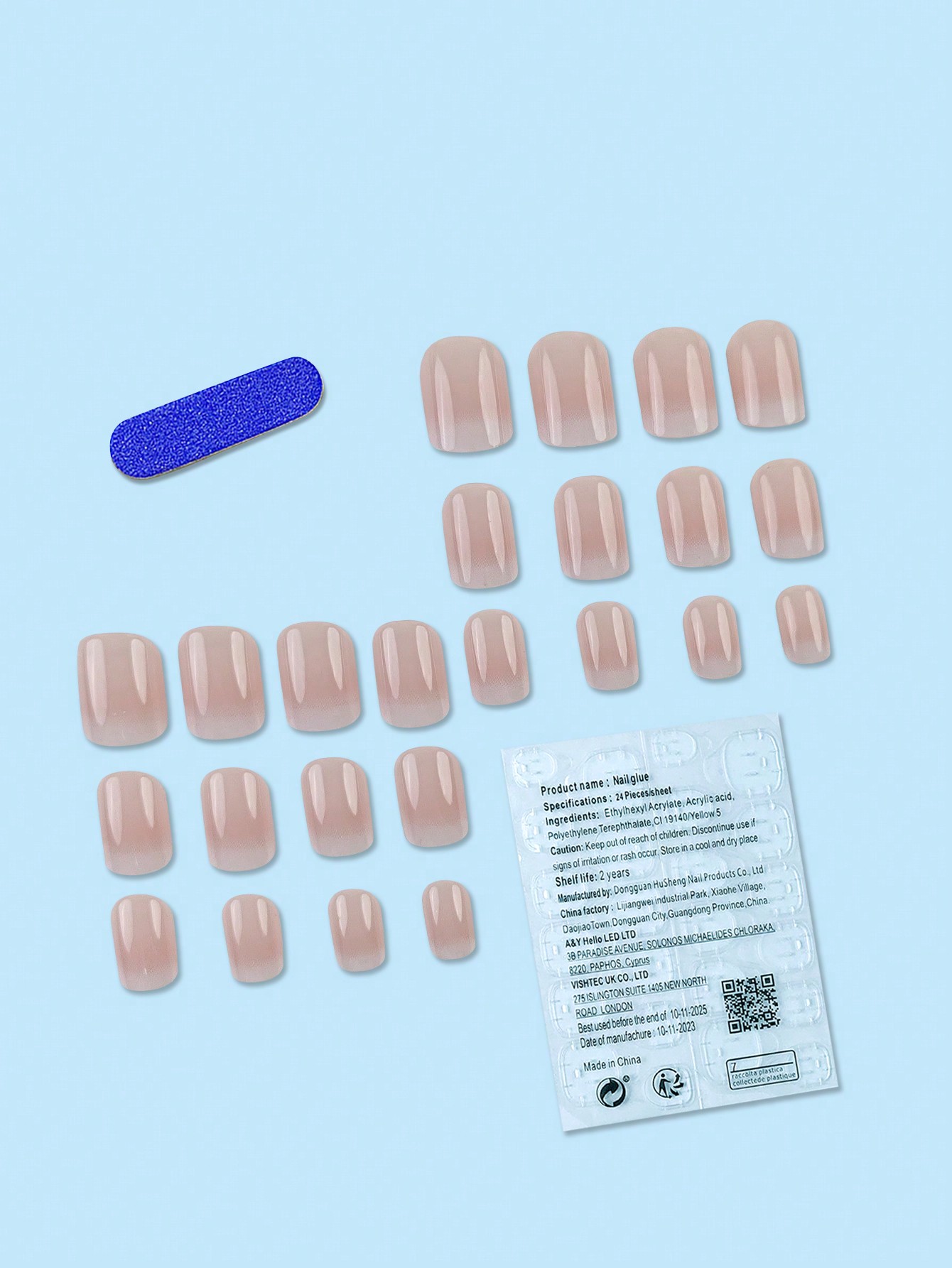 Hot Sale24Pcs Short Gradient J - Nail Gel Polish Set incelemesi ve fiyatı