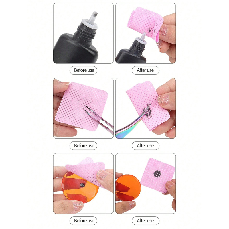 Lint Free Wipes Cleaning Tool  - Nail Art Remove incelemesi ve fiyatı
