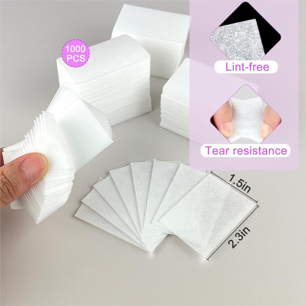 1000Pcs Lint Free Nail Wipes G - Nail Art Remove incelemesi ve fiyatı