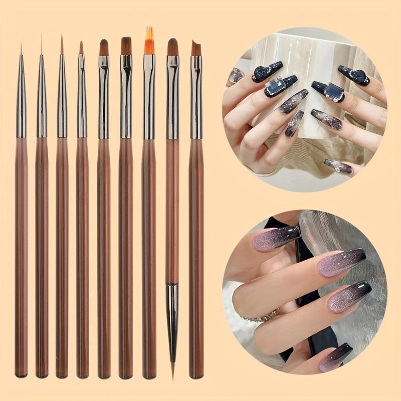 9pcs Nail Art Brushes Set, Dot - Nail Gel Polish Set incelemesi ve fiyatı