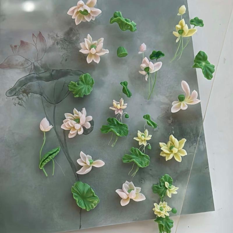 Flowers Series 3D Curved Nail  - Nail Art Flower incelemesi ve fiyatı