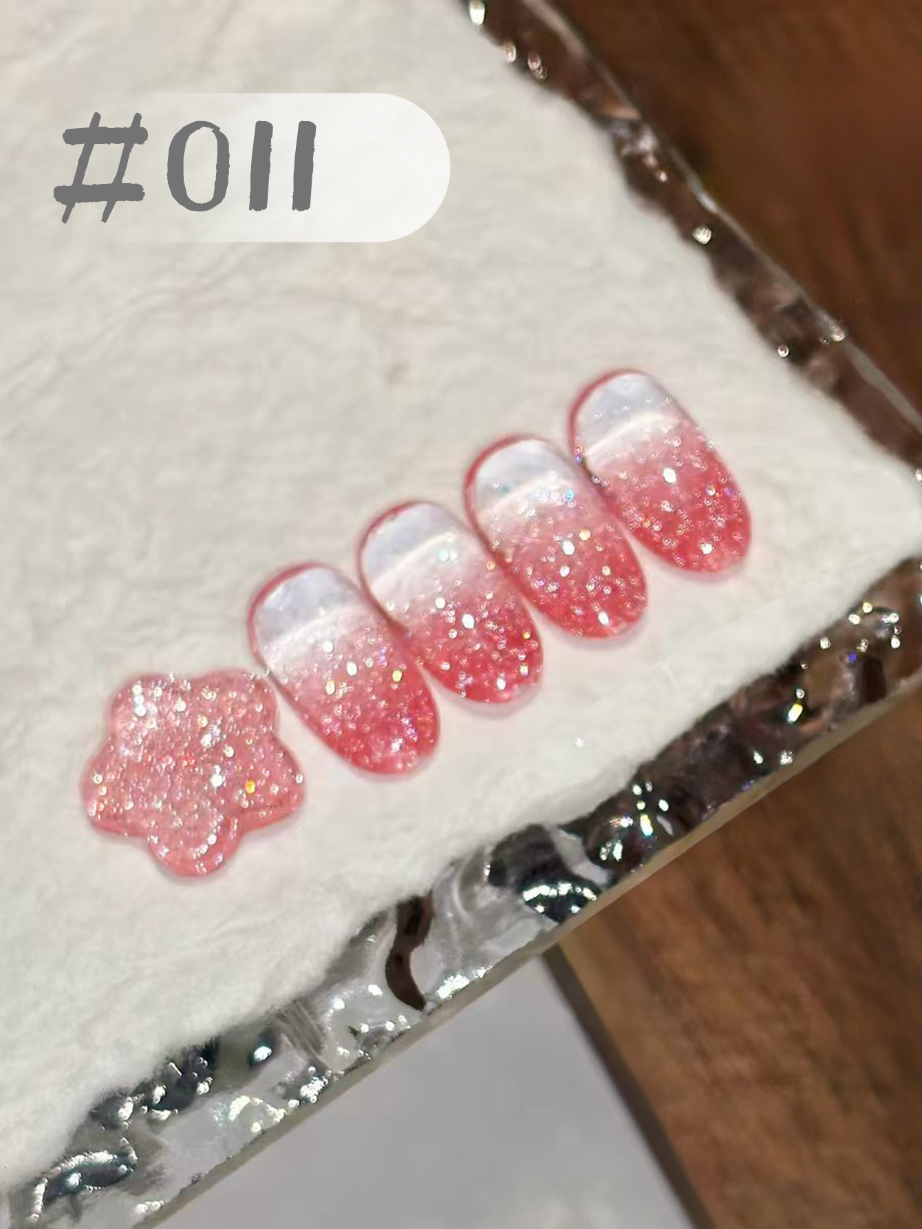 12ml Clear Base Sparkle Glitte - Nail Art Ombre Glitter incelemesi ve fiyatı