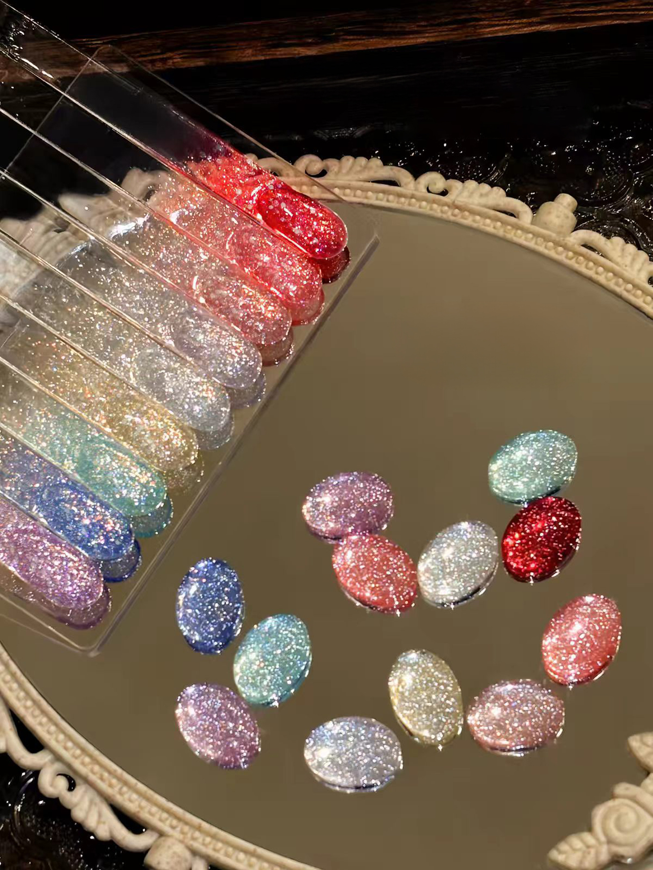 12ml Clear Base Sparkle Glitte - Nail Art Ombre Glitter incelemesi ve fiyatı