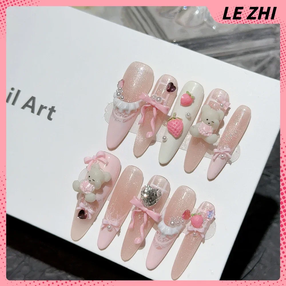 10Pcs Long Coffin Stiletto Lit - Nail Art France incelemesi ve fiyatı