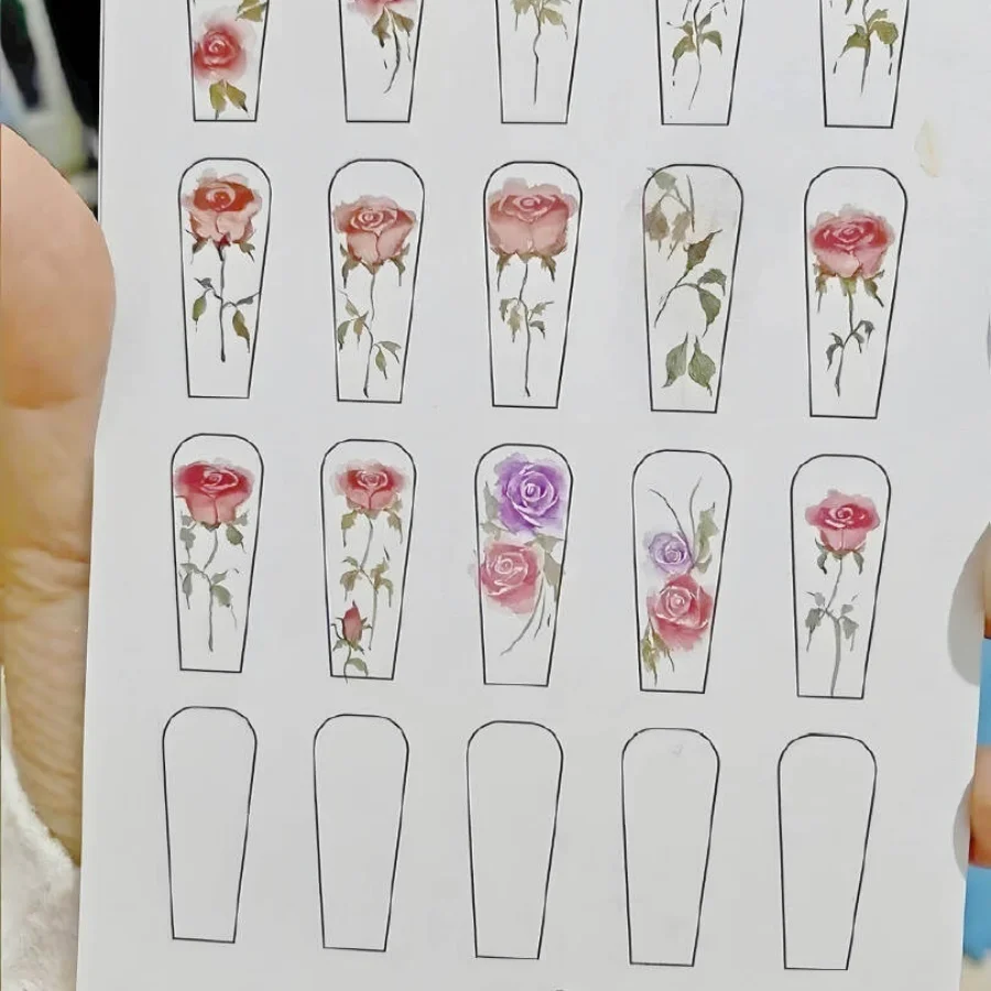 Nail Flower Practise Paper Tra - Nail Art France incelemesi ve fiyatı