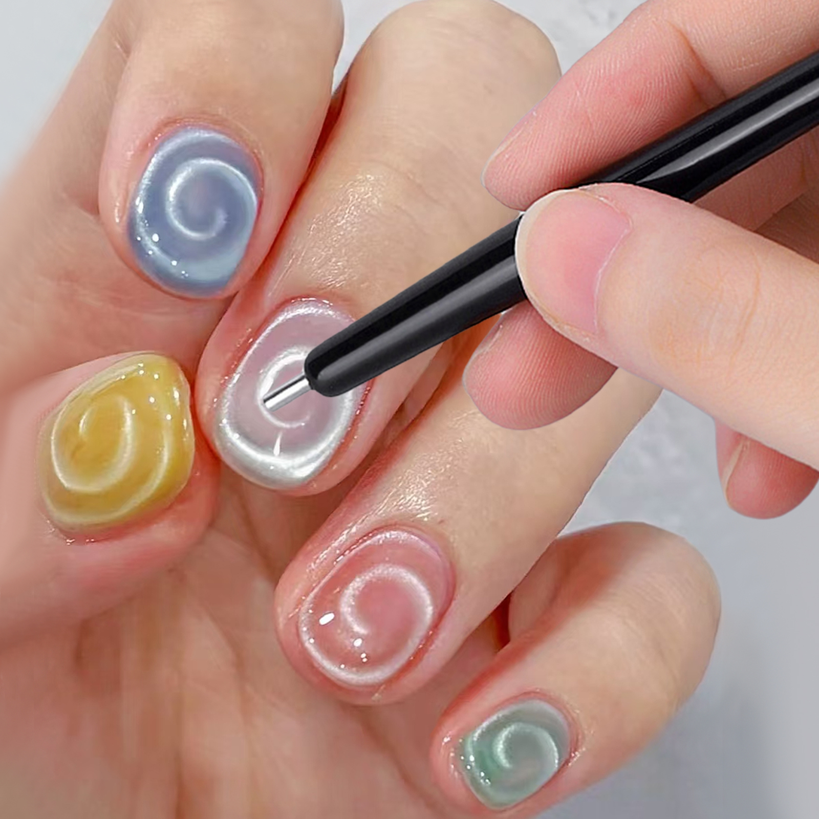 14pcs Cat Eye Nail Magnet Set  - Nail Gel Polish Set incelemesi ve fiyatı
