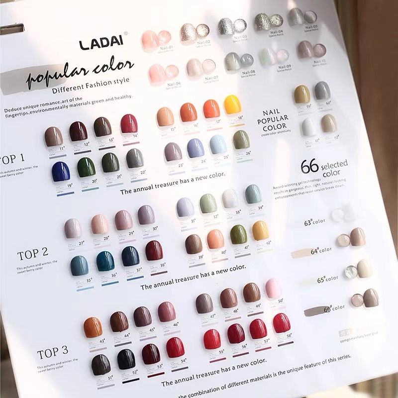 LADAI 66 Colors New Trend Whol - Nail Gel Polish Set incelemesi ve fiyatı