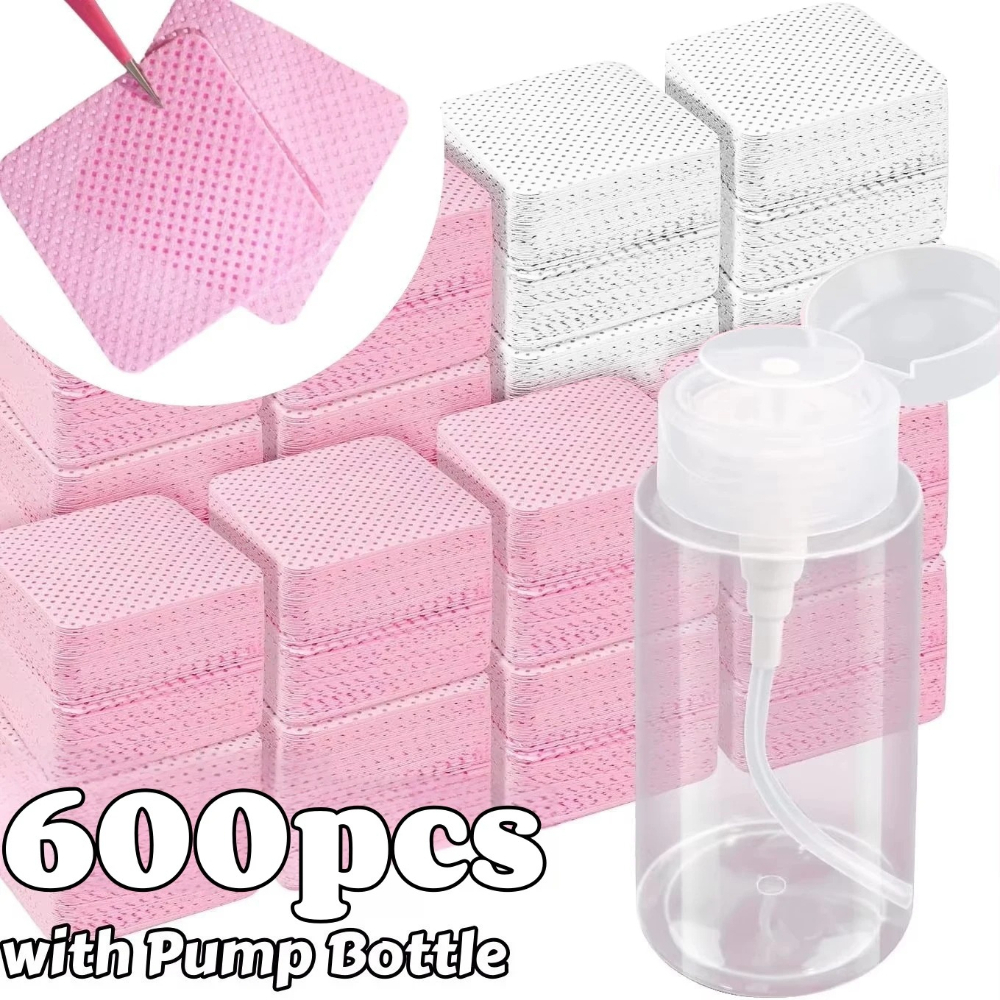 20/600pcs Lint-Free Nail Wipes - Nail Art Remove incelemesi ve fiyatı