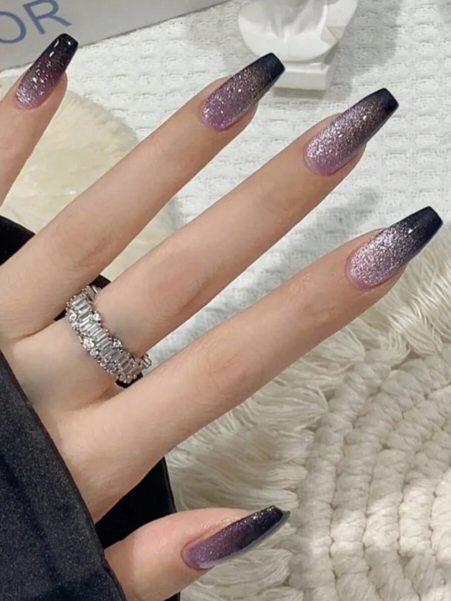 24pcs Women Nail Art Set, Gala - Nail Art Ombre Glitter incelemesi ve fiyatı